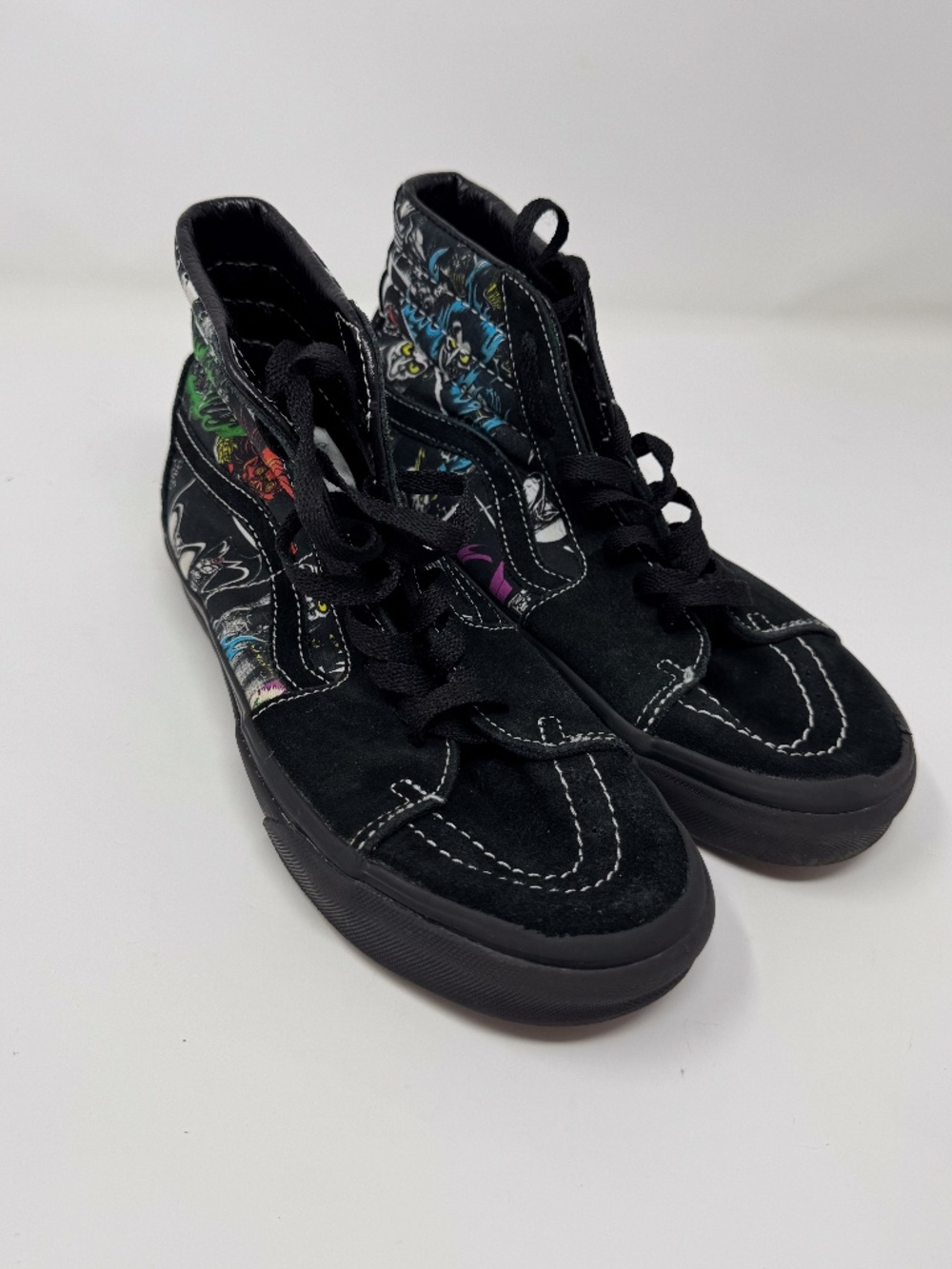 Disney x Vans Sk8-Hi Black High Top Sneakers Women's Size 5.5